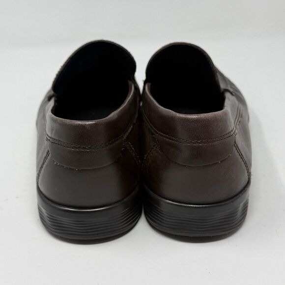 Ecco S Lite Moc Loafers Mens 10 - 10.5 EU 44 Brown Leather Slip On Comfort Shoes
